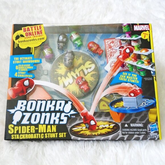 Spider-Man Bonka Zonks Stackrobatic Stunt Set Series 1 - Picture 1 of 8